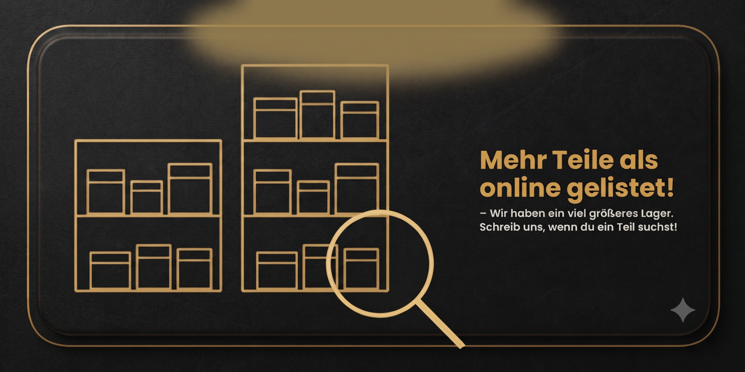 Mehr Teile als online gelistet!