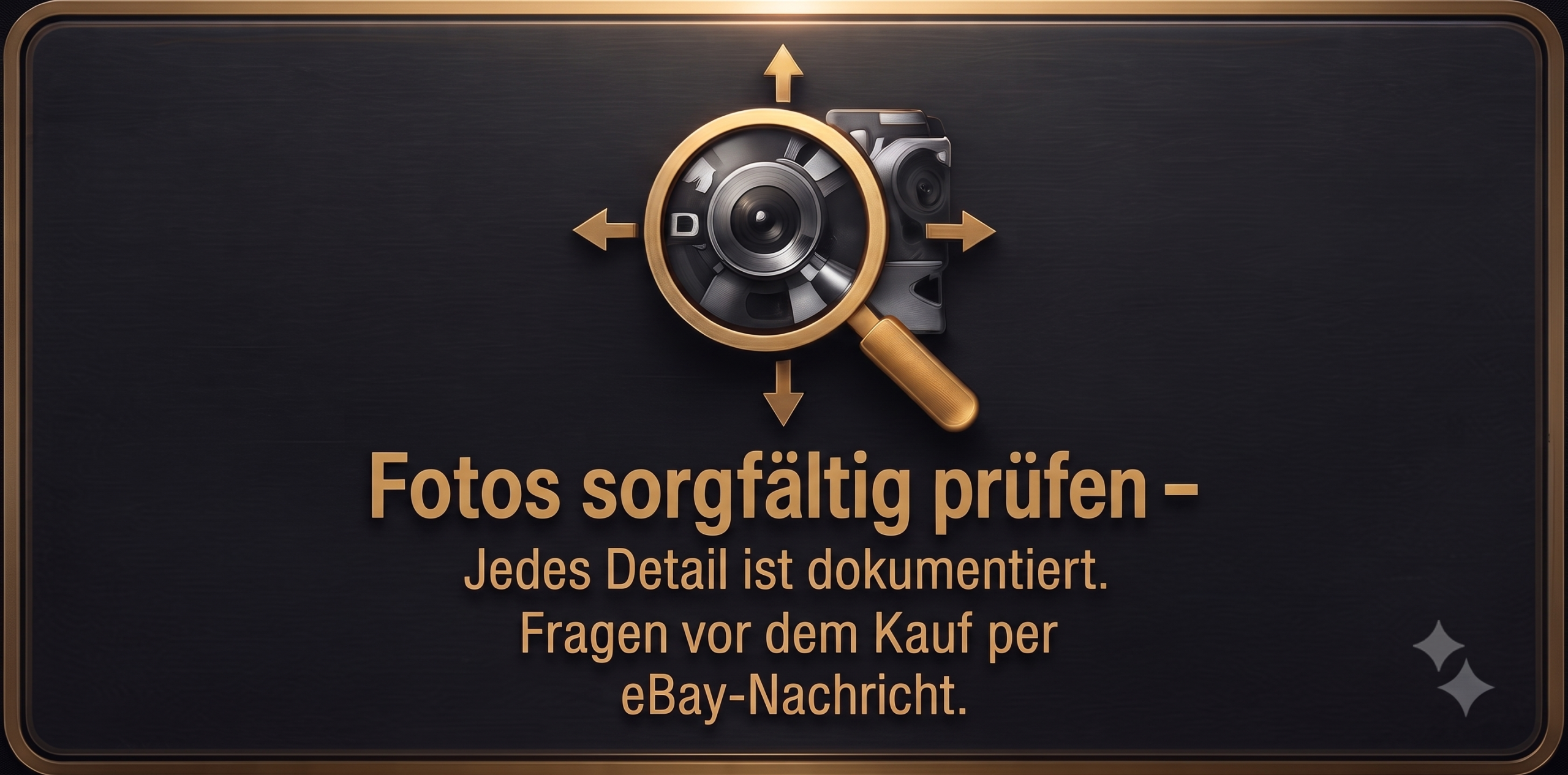 Fotos sorgfältig prüfen